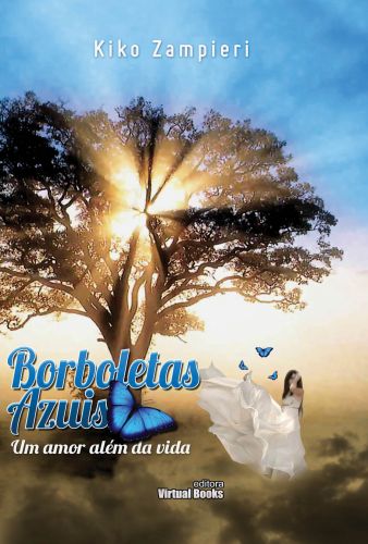 Capa: Borboletas Azuis: Um amor além da vida